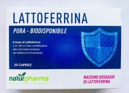 Lattoferrina Pura Biodisponibile 30 Capsule Vegetali da 400 mg massimo dosaggio di Lattoferrina