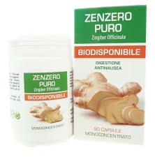 ZENZERO PURO BIODISPONIBILE - INTEGRATORE PER LA FUNZIONE DIGESTIVA E GASTROINTESTINALE - 50 CAPSULE DA 0,35 G